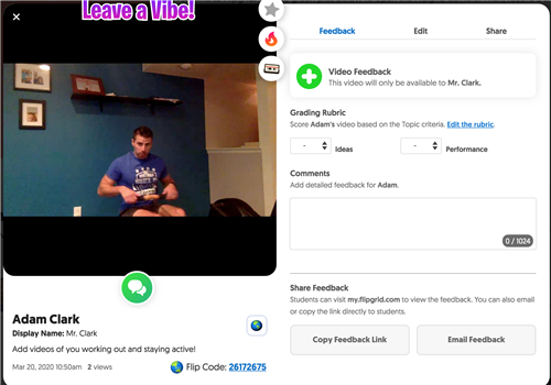 Whitman PE FlipGrid 